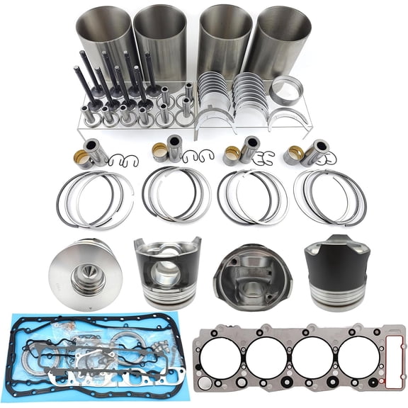 4HE1 Engine Overhaul Rebuild Kit FOR Isuzu 4HE1 4HE1T Engine NPR NQR W3500 W4500 W5500 4.8L 1999 2000 2001 2002 2003 2004