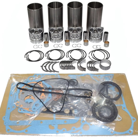 4HE1 Overhaul Rebuild Kit Fits for Isuzu NPR NQR W3500 W4500 W5500 4.8L 1999 2000 2001 2002 2003 2004 Without valve kit