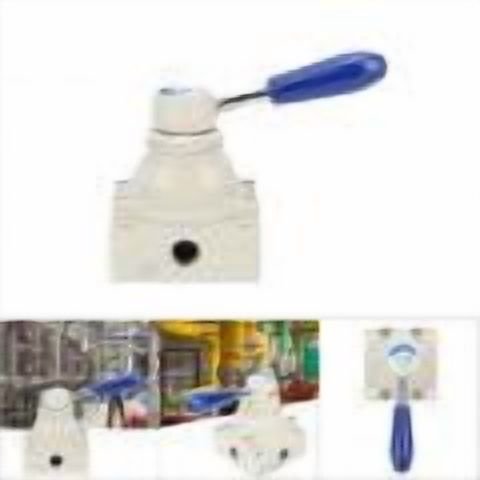 4HV210-08 Pneumatic Hand Lever Valve 4 Way 2 Position 1/4in PT Air Control Valve