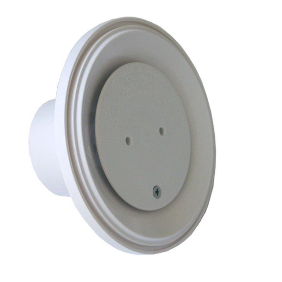 AquaStar 4DIV101 4" Floor Return Fitting, White