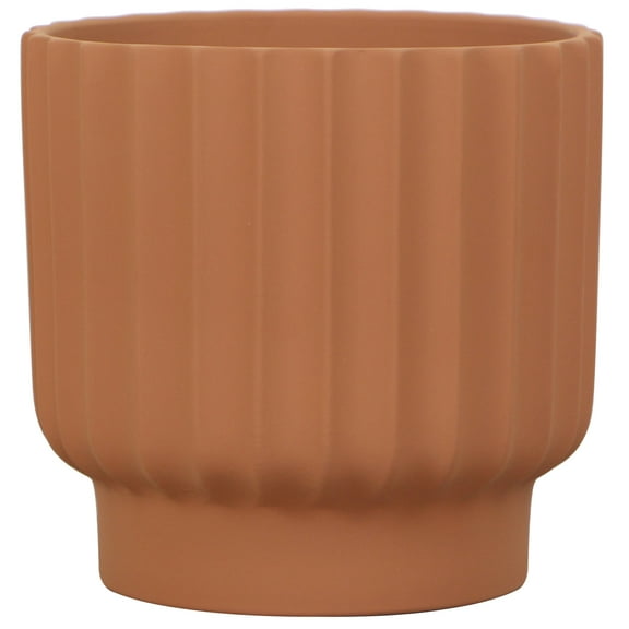 Mainstays Zion 4.25" x 4.25" x 3.75" Round Terracotta Planter