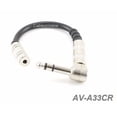 thumbnail image 1 of 4In 3.5Mm Stereo Female To 1/4" Stereo Right Angle Plug Audio Adapter, Av-A33Cr, 1 of 5
