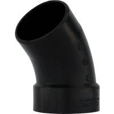 4In ABS 45Deg Street Elbow Genova Products Abs - Dwv Elbows 82740 038561001259