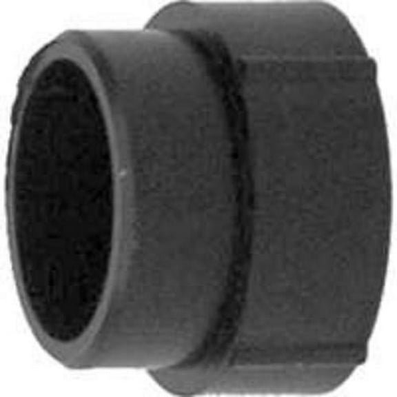Genova Products ABS Cleanout Body Adapter - 4 In, Black