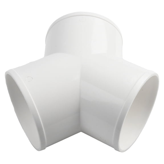 4In Ducting T/Y Splitter Connector For Extractor Fan Ventilation Duct Pipe Tube