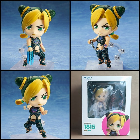 4In Jolyne Cujoh Character Action Figures Anime Jojo Figurine Peripheral Decoration(Yellow)#8928