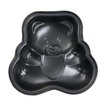 4In Kids Baking Compatible Easy | Pan Nonstick Steel Oven Pans With for Girls Or Boys Mini Cake Non Stick Heart Round Square Cartoon Pattern Baking Tools Small Cake Mould