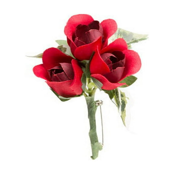 4In. Red Mini Rose Buds Boutiner Wivy