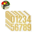 thumbnail image 1 of 4In Self Adhesive House Numbers,Pack of 10 Gold Self Adhesive Waterproof Letter Stickers for Window,HXRH Classroom Decor Stickers, 1 of 6