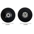thumbnail image 1 of 4Inch 100Mm Backing Pad Fibre Disc M10 Thread with Lock Nut for Angle Grinder Black, 1 of 8