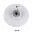thumbnail image 1 of 4Inch 100Mm Backing Pad Fibre Disc M10 Thread with Lock Nut for Angle Grinder White Smile Home, 1 of 6
