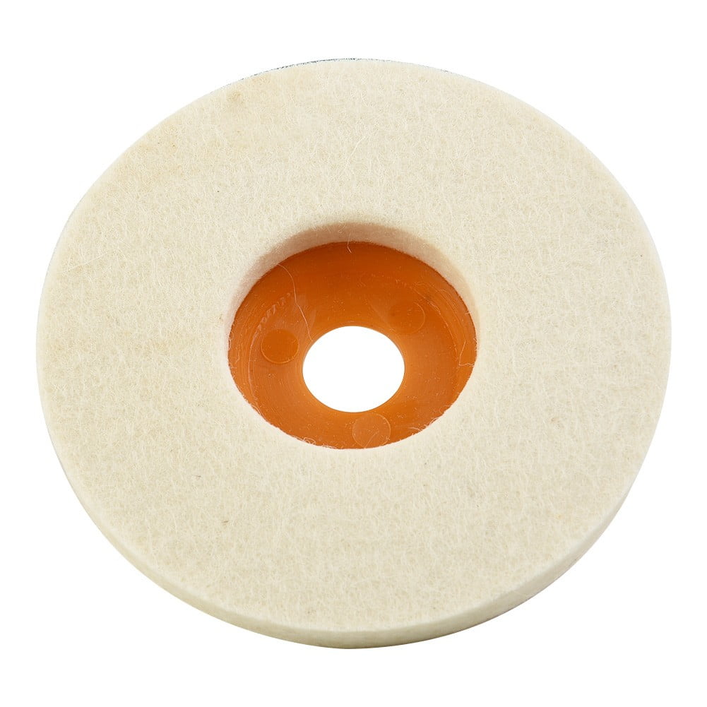 Duokon Polishing Buffing Wheel 1PC 100x25mm 4 Beige Polishing Buffing Grinding Round Wheel Wool Soft Felt Polisher Disc Pad I5386289813 S32259294938