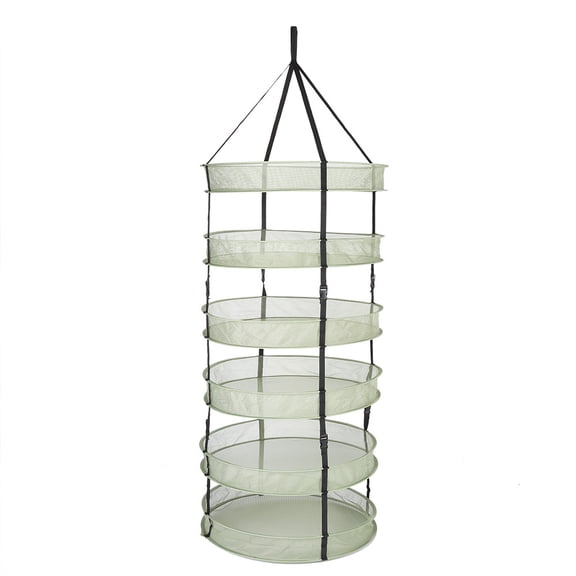 4Inch 6 Layer Mesh Herb Plant Hanging Drying Rack Net Shelve