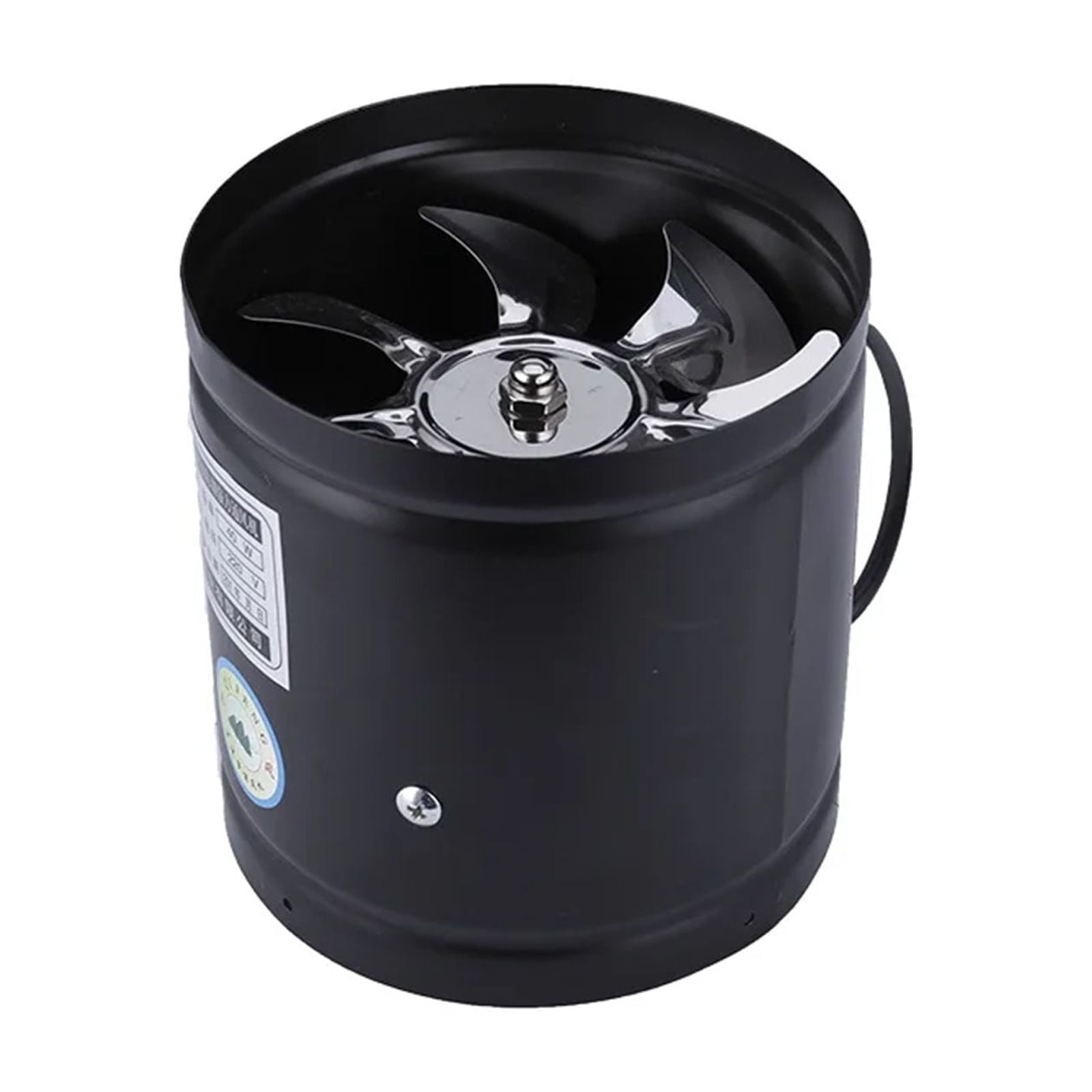 4Inch/6Inch Inline Duct Fan Booster Exhaust Blower Air Cooling Vent Metal Blades ,Energy-Efficient