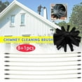 thumbnail image 1 of 4Inch Chimney Cleaner Sweep Inner Wall Cleaning Brush Tool 8 Flexible Rods Kit, 1 of 9