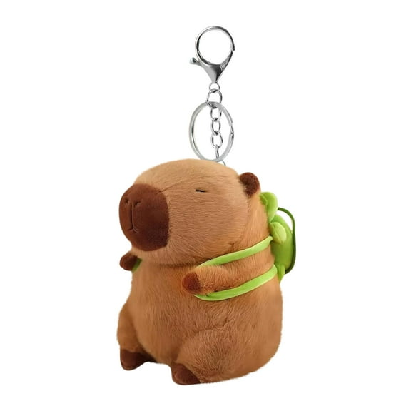 4Inch Cuddly Capybara Plush Toy Keychains, Stuffed Animals Plush Bag Charms, Gifts for Teens Women & Fans