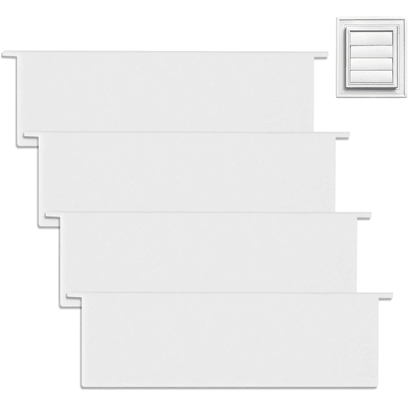 4Inch Dryer Vent Louvers, Outdoor Dryer Vent Cover Flaps Replacements, UV and Go