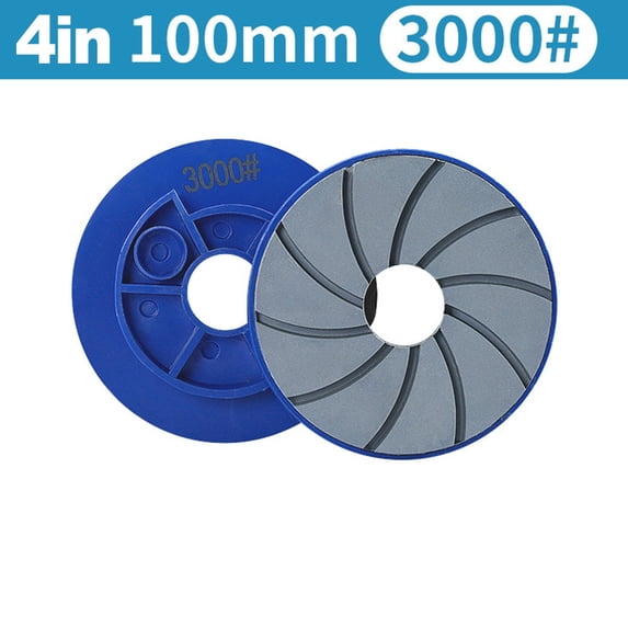 4Inch For Snail Lock Marble Edge Grinding Wheel Polishing Pads For Concrete Floor