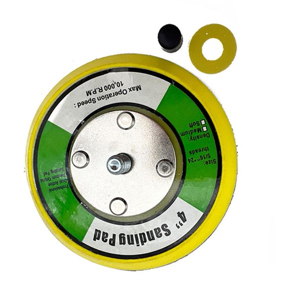 4Inch Pneumatic Sanding Pad Backer Plate Compatible With Orbital Sanders Smile Home
