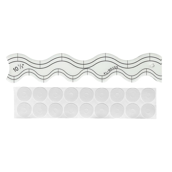 Waved Shaped Quilting Templates Ruler Tool Clear Acrylic Quilting Rulers For Sewing Machine Patchwork Sewing Splicing