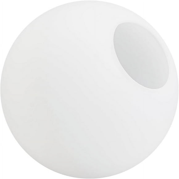 4Inch White Frosted Glass Globe Lamp Shade Replacement Lampshade Cover for Wall Sconce Pendant Lighting Fixture Vanity Light Ceiling Light Hole: 1.6Inch
