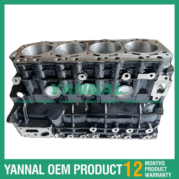 4JB1 Cylinder Block Assembly For Isuzu Excavator Engine Parts