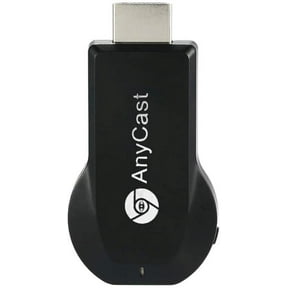4K/1080P Anycast M100 Wireless Display Adapter, SmartSee WiFi Display Dongle HDMI Screen Mirroring Dual Core H.265/HEVC Decoder HD TV Stick Without Switching Miracast Airplay