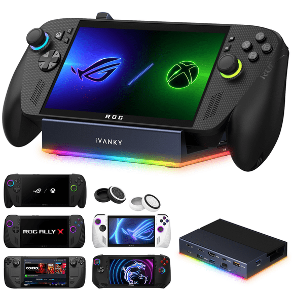 4K@120Hz 14-in-1 Docking Station for Steam Deck OLED/ROG Ally X/Lenovo Legion Go