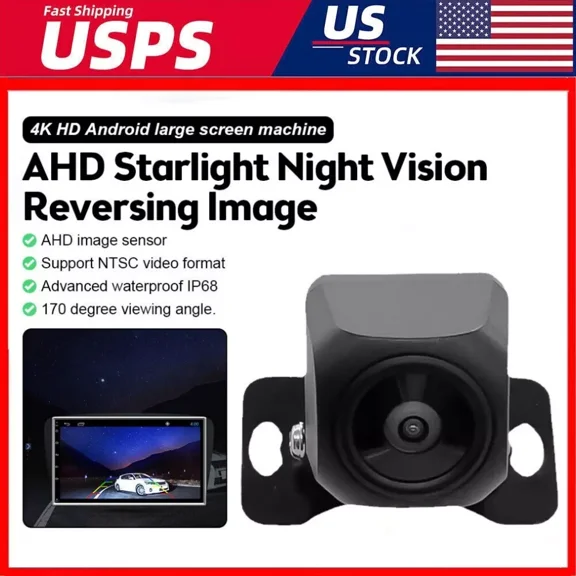 4K 170 HD Car Backup Camera Reverse Rear View Parking Night Vision Waterproof