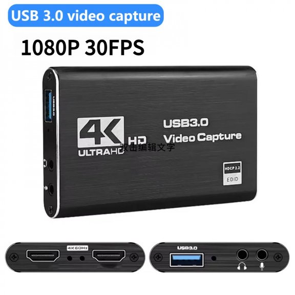 4K@30HZ HDMI-Compatible Video Capture Card Loop Out for Game Recording Live Streaming 1080P Grabber MS2131 for PS4/5 Nintendo Switch