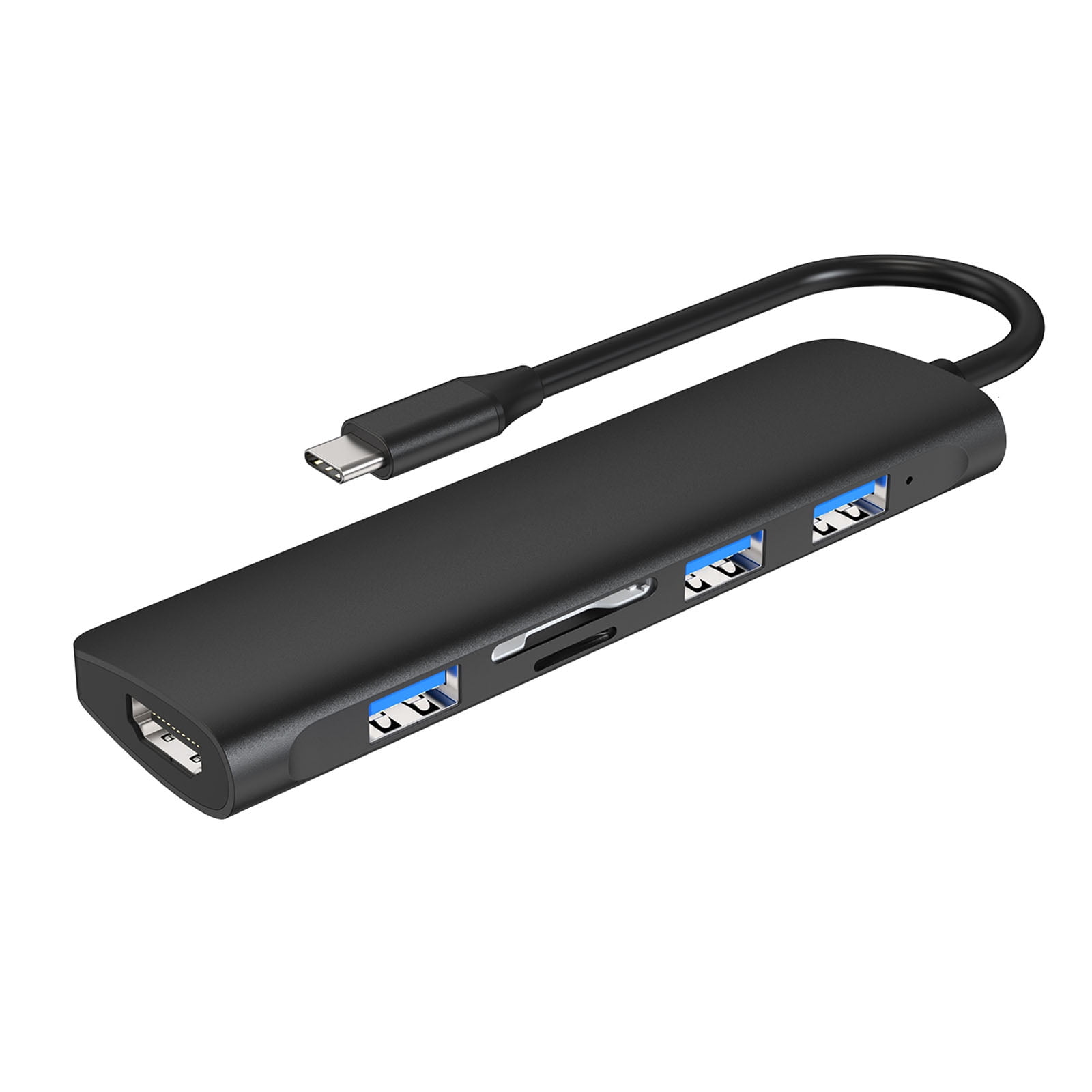 Usb Cable Computer Dock Extra 4K/30Hz Docking Station USB Type-C to 6-Port Adapter Hub for PC Laptop ...