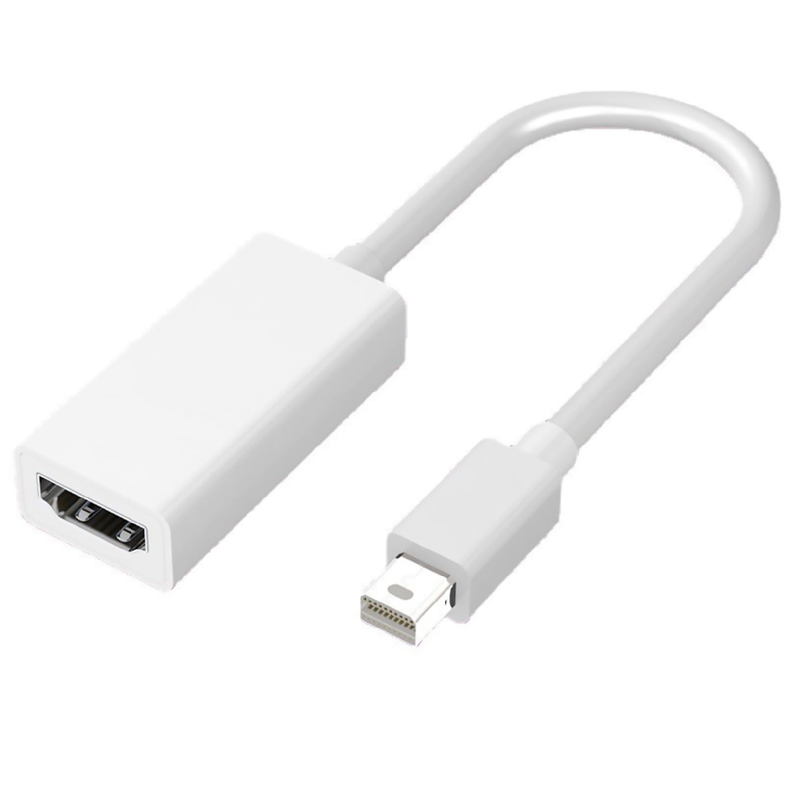 "4K 30hz Mini Display Port to HDMI Adapter Cable High Resolution Video Audio Support for Macbook Pro