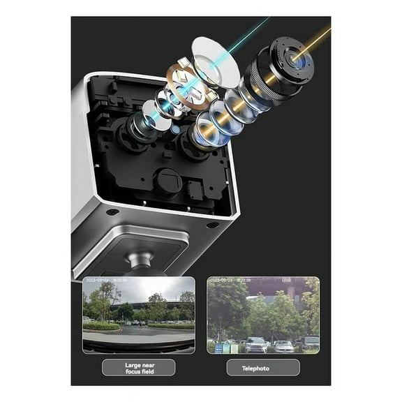 4K 4G Dual Lens Camera 6X Zoom 5MP Low Power Consumption IR Night Vision Motion Detection Camera