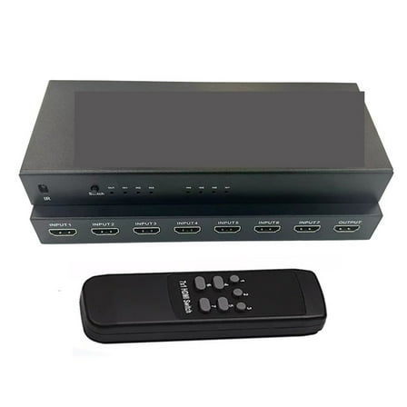 4K 60HZ HMI Switch 7x1 4x1 3x1 HMI 2.0 Switcher Aud Video Converter For PS4 DVD PC To TV HDTV Monitor Or Projector ,Easy to Use