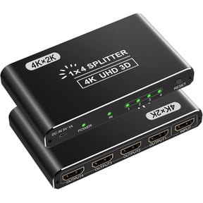 HDMI Switch 3 in 1 Out, 4K@60Hz HDMI Selector with Remote Control, 3 Ports HDMI Switcher, Perfect for Full HD 4K 1080P 3D Video Roku Fire TV Blu-ray Players Stick Apple PS4/PS5 Xbox Chromecast (black