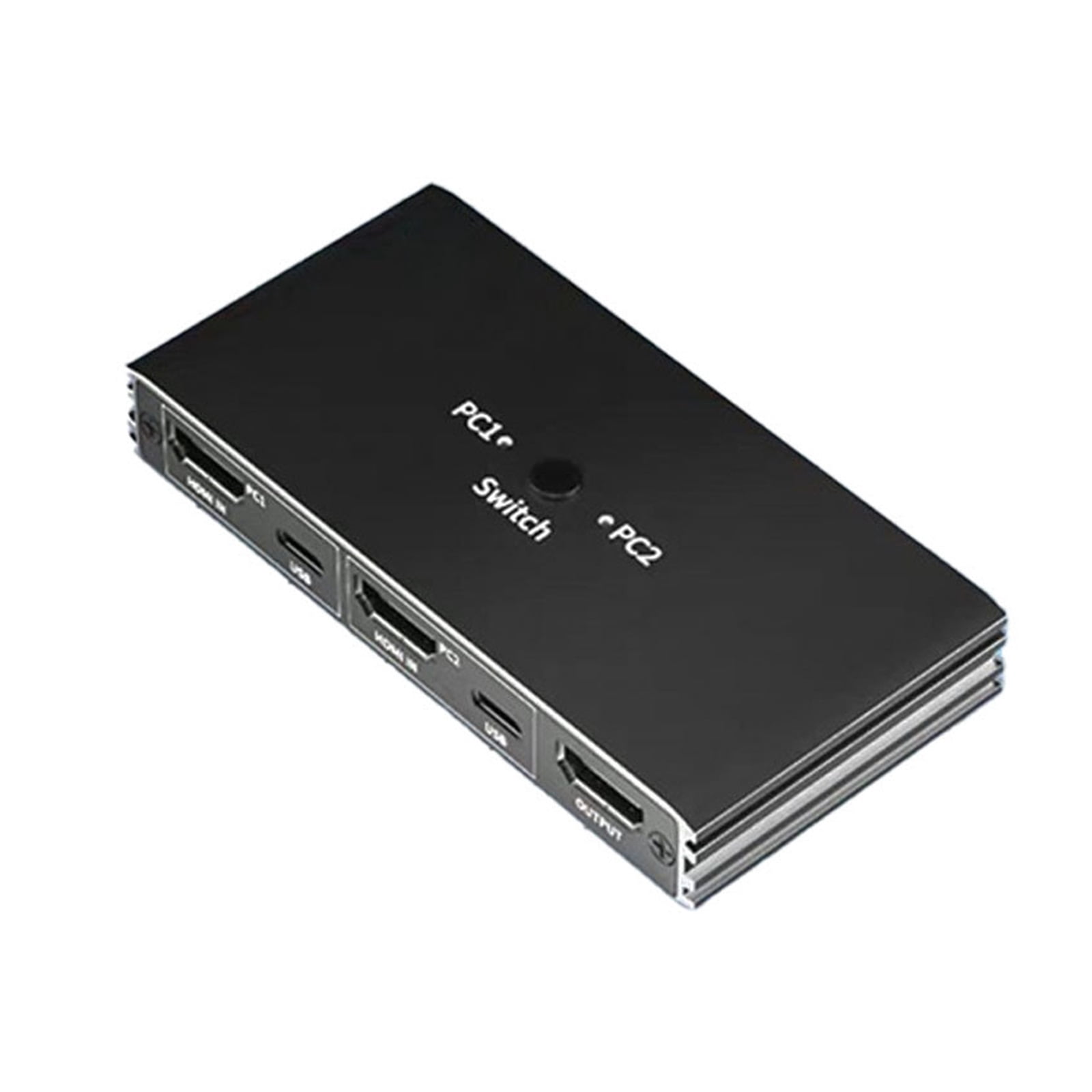 4K 60Hz 2K 120Hz KVM Switch 2 PC 1 Monitor, Ultra HD Video Hub with Remote