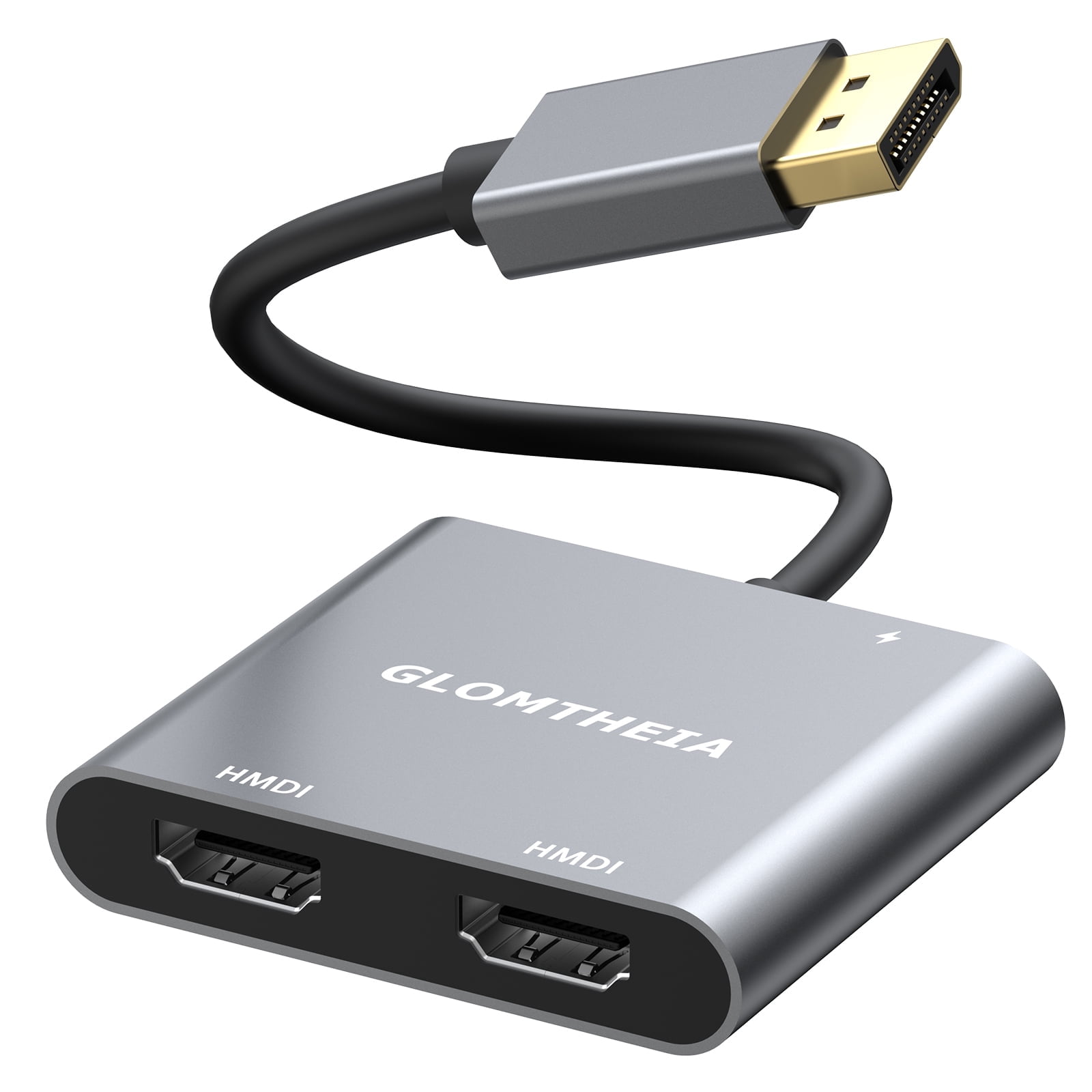 4K 60Hz DisplayPort to Dual HDMI Adapter, MST Splitter for Dual Monitor ...