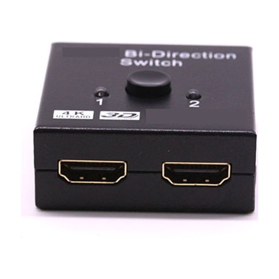 4K 60Hz HD Video Switch, Smart Bi-Directional 2 Port Media Hub