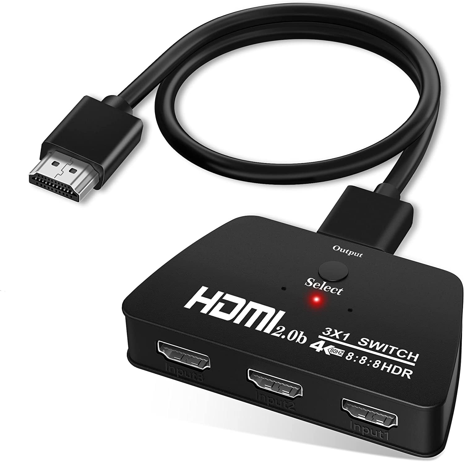 Splitter Switch HDMI 4K 30Hz Commutateur HDMI 4 - Dieuppeul