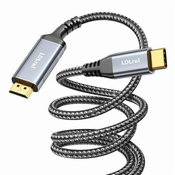 LDLrui 4K@60Hz USB-C to Mini HDMI Cable 10Ft - HDMI 2.0 HDR High-Speed for Camera, Drone, GoPro, MacBook, KYY, ARZOPA
