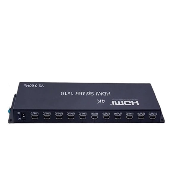 4K 60hz 1x10 Splitter 1 IN 2 4 6 8 10 Output 1x4 Splitter 1x2 2.0 Video Converter For PS4 PC DVD To TV MONITORS