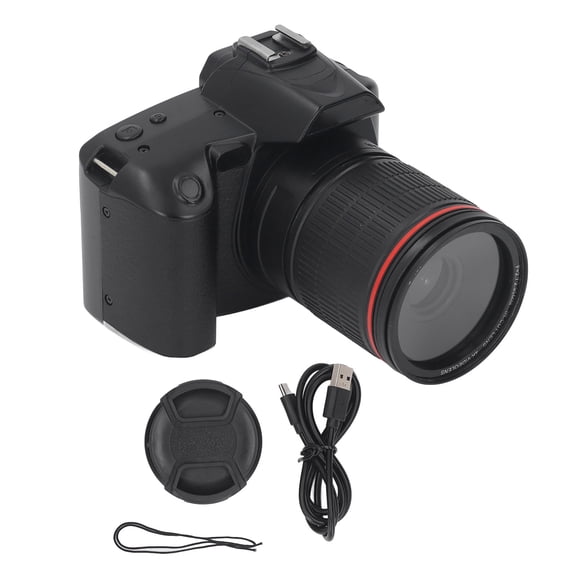 4K 64MP Digital Camera 16x Zoom Camera 16x Digital Zoom Camcorder with 3 Inch Screen 120 Wide Angle Anti Shake WiFi Night 4800mAh Battery for Vlogging Photography