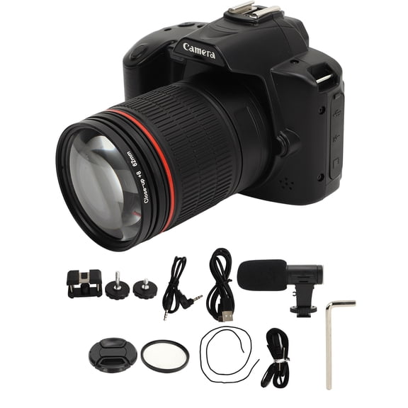 4K 64MP HD Night Vision Digital Camera 3in IPS Color Display WIFI Digital Camera 16X Digital Zoom 120 Degree Wide Angle with Fill Light