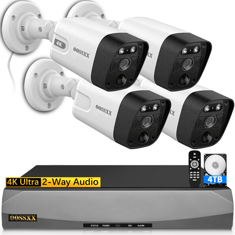 4K 8.0 Megapixel 130 Ultra Wide Angle 2 Way Audio PoE Outdoor