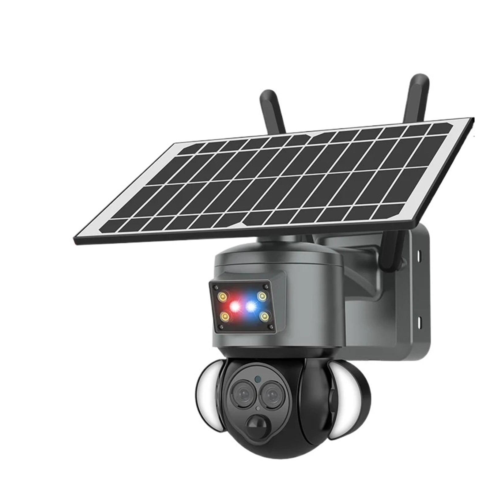 Cellular Security Camera 4G Solar Security Camera – Dual 2K Lens, PTZ ...