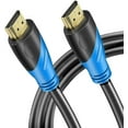 thumbnail image 1 of 4K/8K HDMI Cable 10FT, High Speed HDMI Cables (HDMI 2.0,18Gbps), Gold Plated Connectors, Video 4K, FullHD1080p 3DArc Compatible with UHD TV Monitor Laptop Xbox PS4/PS5 Ect, 1 of 8