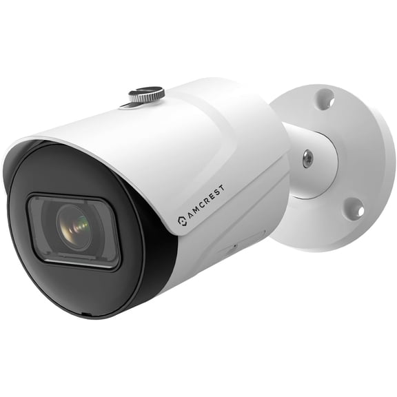 4K (8MP) IP POE Camera, UltraHD Outdoor Bullet, 3840x2160, 98ft NightVision, 125 FOV, IP67, MicroSD (256GB), Human & Vehicle Detection, Tripwire & Intrusion, (IP8M-2496EW-AI-V3)