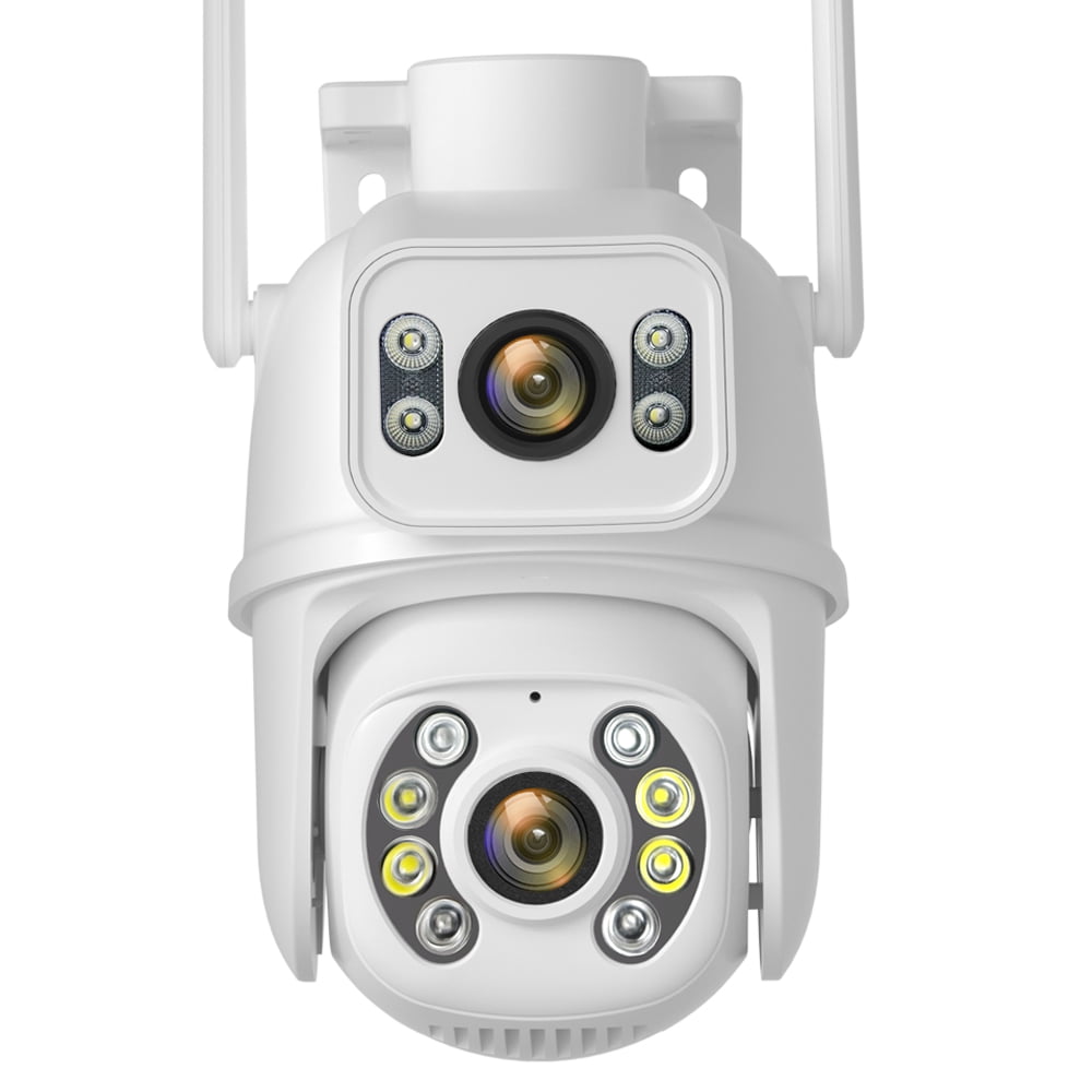 4K 8MP WiFi Outdoor PTZ Camera with Dual 4MP Lens 4X Digital Zoom AI ...