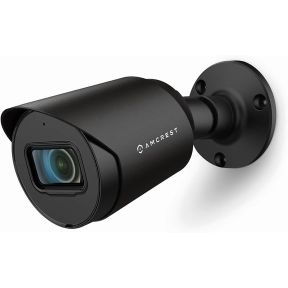4K Analog Outdoor Security Camera, Bullet 4K (8MP) @15fps, CCTV-Coax-BNC, 98ft Night Vision, IP67 Metal, 125 Angle, Mic, Black (Not an IP Camera) (DVR Required, Not Included) (AMC4KBC28-B-V3)