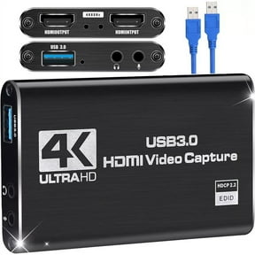 4K Audio Video Capture Card USB 3.0 HDMI Video Capture Device Full HD Recording